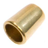Концевик металл цв золото (уп 1000шт) №1 шнур 4-5 мм без крышки