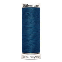 748277 Нить Sew-all для всех материалов, 200м, 100% п/э Гутерманн 904 т.морская волна