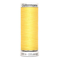 748277 Нить Sew-all для всех материалов, 200м, 100% п/э Гутерманн 852 желтый