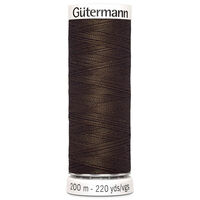 748277 Нить Sew-all для всех материалов, 200м, 100% п/э Гутерманн 817 глубокий коричневый