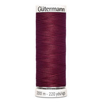 748277 Нить Sew-all для всех материалов, 200м, 100% п/э Гутерманн 375 красная слива