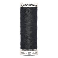 748277 Нить Sew-all для всех материалов, 200м, 100% п/э Гутерманн 190 черно-серый