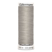 748277 Нить Sew-all для всех материалов, 200м, 100% п/э Гутерманн 118 серый крем