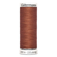 748277 Нить Sew-all для всех материалов, 200м, 100% п/э Гутерманн 847 медно-коричневый