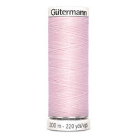 748277 Нить Sew-all для всех материалов, 200м, 100% п/э Гутерманн 372 бело-розовый