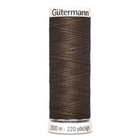 748277 Нить Sew-all для всех материалов, 200м, 100% п/э Гутерманн 252 коричневая сепия