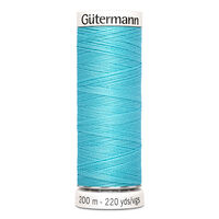 748277 Нить Sew-all для всех материалов, 200м, 100% п/э Гутерманн 028 бирюзово-голубой