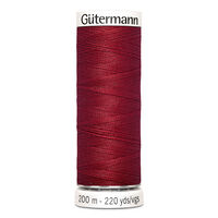 748277 Нить Sew-all для всех материалов, 200м, 100% п/э Гутерманн 367 т.красный