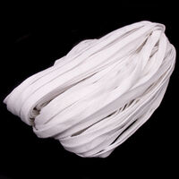 Шнур для одежды плоский цв белый 15мм (уп 50м) 101 Х/Б