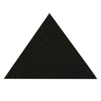 202 Термоаппликация из кожи 100% Треугольник 5см цв.черный 01 (уп.2шт) БС
