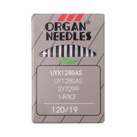 Иглы ORGAN UYx128 GAS №120/19 (уп.10шт)