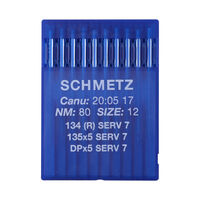Иглы Schmetz 134 SERV7 №80/12 (уп.10шт)