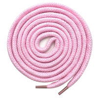 Шнур круглый хлопок розовый нежный 0,5см (длина 130см)