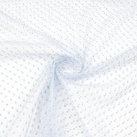 Ткань Сетка мягкая стрейч с флоком 30гр/м2, 100пэ, 150см, голубой, 7167/D2/C#5_TOG01