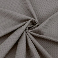 Ткань Вафельное полотно 240гр/м2, 100хб, 150см, Ромб 1х1, серый темный_TPG021