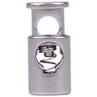 Фиксатор для шнура металл TBY OR.0305-5338 (19,5х8,86мм) (для шнура 4мм) цв.матовый никель  уп. 100шт.