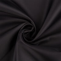 Ткань подкладочная Твил 75гр/м2, 100пэ, 150см, черный,S580, (50м)_KS