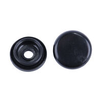 Кнопка 10мм пластик цв черный (уп ок.5000шт)