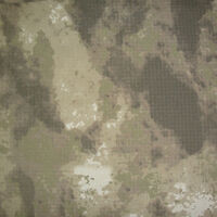 Ткань Оксфорд 210D, WR/PU1000, 95гр/м2, 100пэ, 150см, крашение КМФ/мох зеленый, (100м)_TPX084