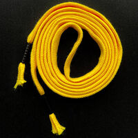 Шнурки TBY плоские 10мм арт.SLF049 длина 130 см цв.желтый