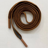 Шнурки TBY плоский 15мм арт.SLF054 длина 130 см цв.коричневый