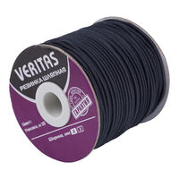 Резинка шляпная цв серый тёмный 2мм (уп 50м) Veritas S-168