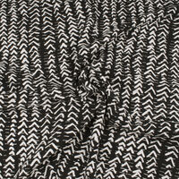 Ткань Штапель 110гр/м2, 100вск, 145см, галки, черный, 10916/D9748-189/C#2(4259)_TOG01