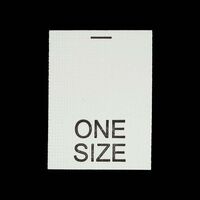 ONE SIZE - Размерник - УЛ - нейлон белый - 15х20 - (уп.200шт)