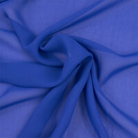 Ткань Шифон 90гр/м2, 100пэ, 150см, синий, VT-10938/C#16_TOG01