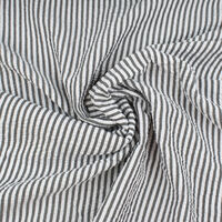 Ткань блузочная Крэш 90гр/м2, 100пэ, 150см, полоска, черный, 7310/C#14_TOG01