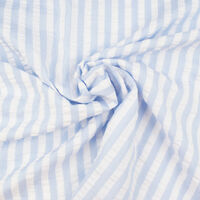 Ткань блузочная Крэш 95гр/м2, 100пэ, 150см, полоска, голубой, 7317/C#1_TOG01