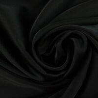 Ткань Шёлк Армани 85гр/м2, 97пэ/3спанд, 150см, черный, VT-11250/C#29