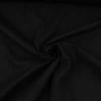 Ткань Лен 175гр/м2, 55лен/45вск, 140см, черный, VT-11113/C#27_TOG01