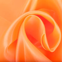 Ткань Атлас 80гр/м2, 100пэ, 150см,ярко-оранжевый №42_IT