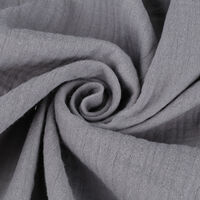 Ткань Муслин 120гр/м2, 100хб, 135см, серый, 7485 #8_TOG06