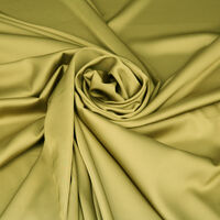 Ткань Шёлк Армани 85гр/м2, 100пэ, 145см, оливковый, 7332/C#35_TOG01