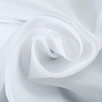Ткань подкладочная Поливискоза Plain 70гр/м2, 52пэ/48вск, 145см, белый/S501 (уп 5пм) KS