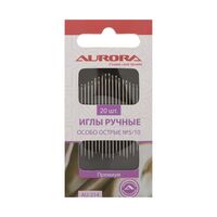 Иглы ручные особо острые №5/10 (уп 20шт) AU-214 Aurora
