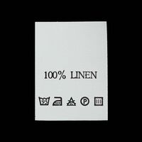 С124ПБ 100%Linen 95C - составник - белый (уп 200 шт.)