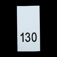 Р130ПБ 130 - размерник - белый (уп.200 шт)