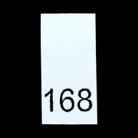 Р168ПБ 168 - размерник - белый (уп.200 шт)