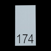 Р174ПБ 174 - размерник - белый (уп.200 шт)