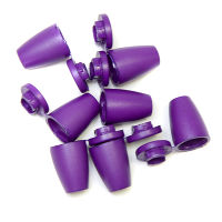 Концевик пластик 27106-Н колокольчик цв фиолетовый S303 (уп 100шт)