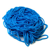 Шнур для одежды круглый цв голубой темный 6мм (уп 100м) 6-27