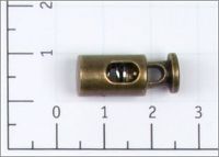 Фиксатор металл 0305-5033 цв антик (уп 100,200,400,500шт)