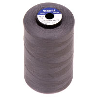 Нитки швейные 100% PE 40/2 цв S-306 серый темный (боб 5000ярдов) VERITAS