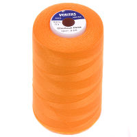 Нитки швейные 100% PE 40/2 цв S-006 оранжевый (боб 5000ярдов) VERITAS