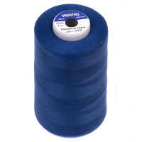 Нить швейная 100% PE 40/2 цв S-040 синий темный (боб 5000ярдов) VERITAS
