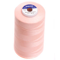 Нитки швейные 100% PE 40/2 цв S-812 розовый грязный (боб 5000ярдов) VERITAS