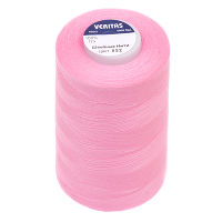 Нитки швейные 100% PE 40/2 цв S-852 розовый темный (боб 5000ярдов) VERITAS